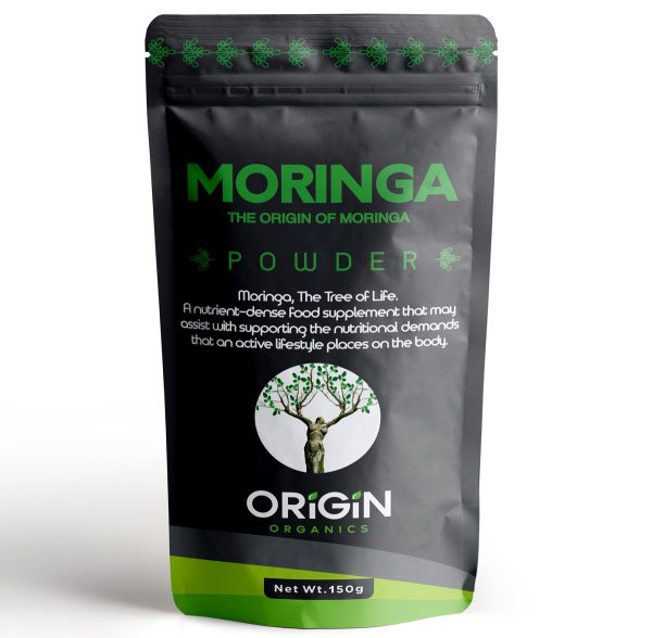 Moringa Dry Leaf Powder Pouch (150g)